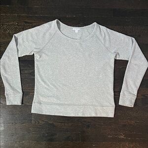 James Perse Vintage French Terry Sweatshirt, Grey, size 3/L